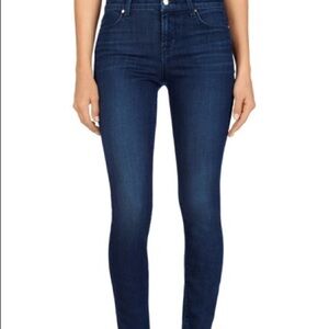 Jbrand for Anthro Mid-rise Super Skinny Jeans, 27